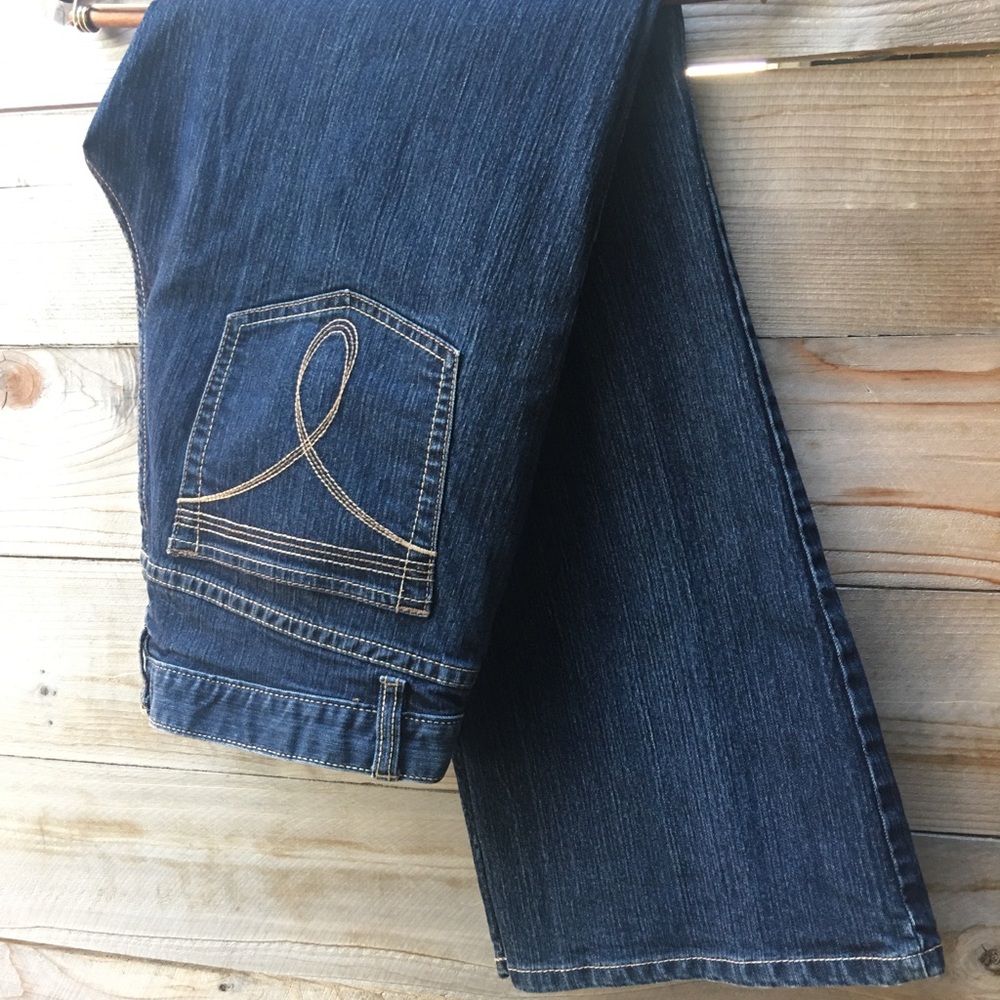 Calvin Klein Jeans Blue Flare Size 12